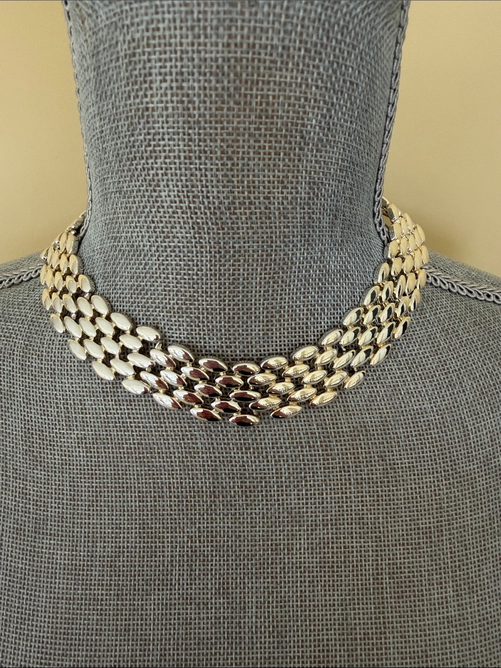 Multi-Row Choker Necklace